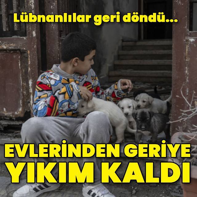 Lübnanlılar evlerine döndü