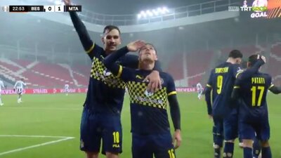 Beşiktaş-Maccabi maçında skandal!