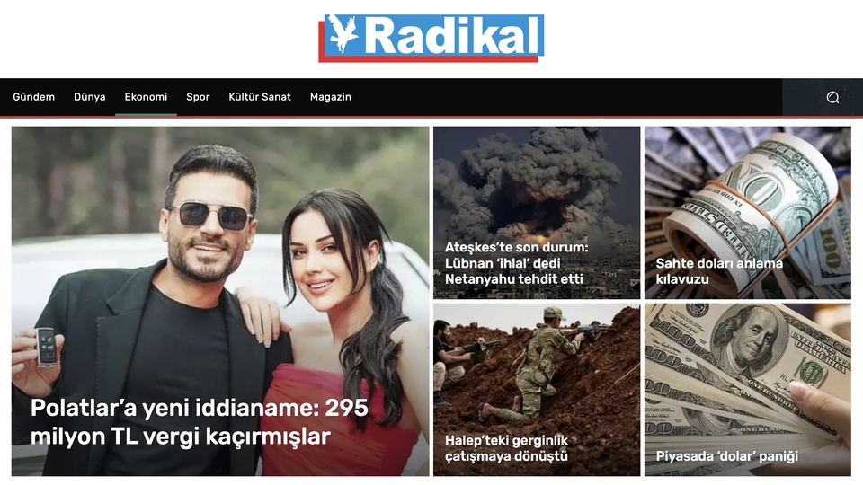 Radikal tekrar yayına başladı