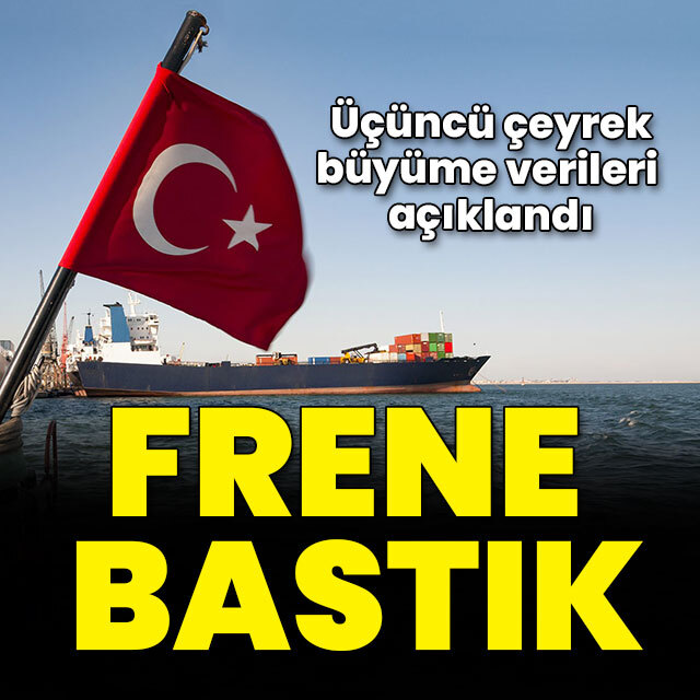 Üçüncü çeyrek büyüme rakamları açıklandı