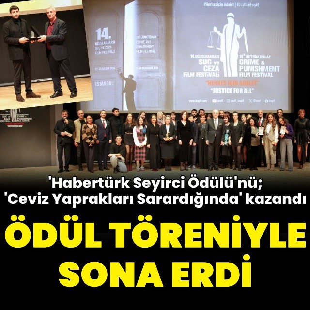 Ödül töreniyle sona erdi