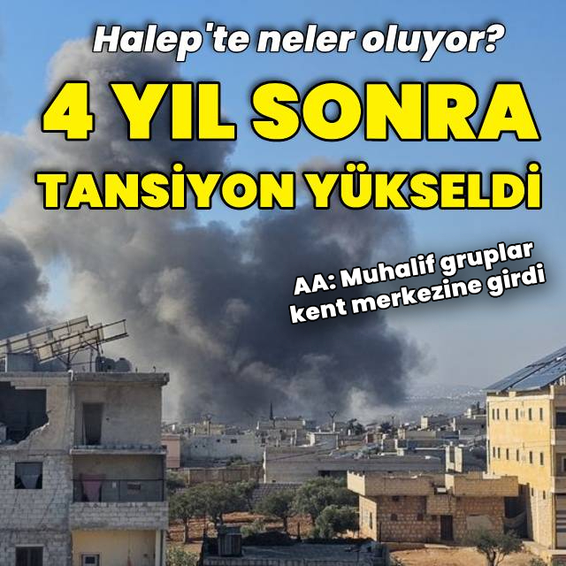 Halep'te neler oluyor?