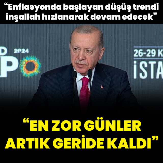 "En zor günler geride kaldı"