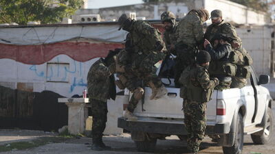 Suriye'nin kuzeybatısında sıcak saatler