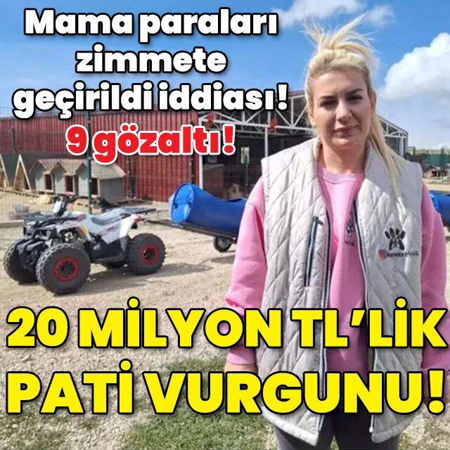 Sokak hayvanları derneğinde 20 milyon TL'lik dolandırıcılık iddiası!