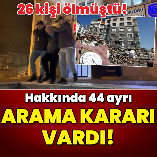 26 kişi ölmüştü! Hakkında 44 arama kararı vardı!