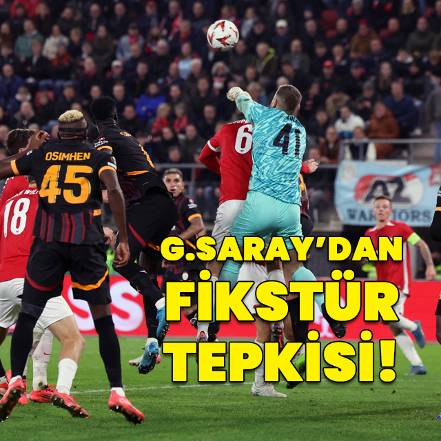 Galatasaray’dan fikstür tepkisi