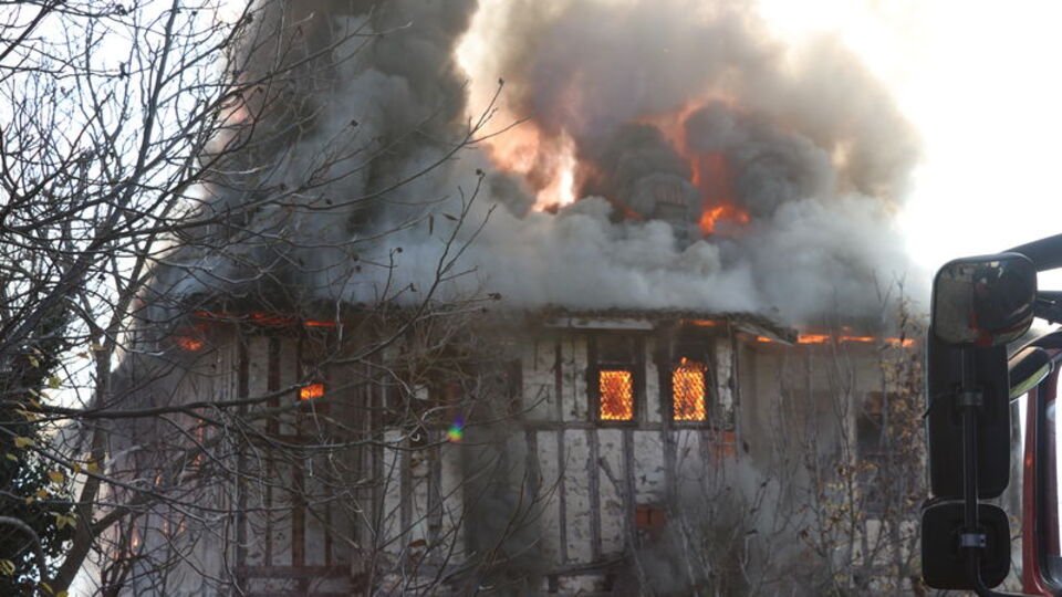 Tarihi konak kullanılamaz hale geldi