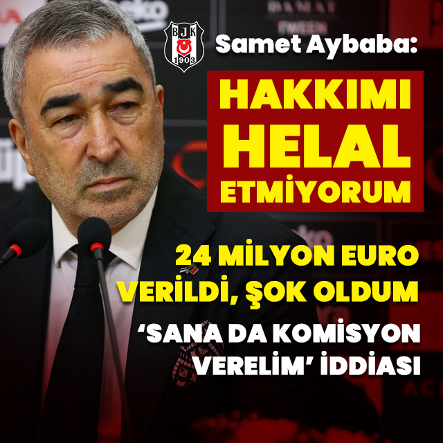 Samet Aybaba'dan çok çarpıcı açıklamalar