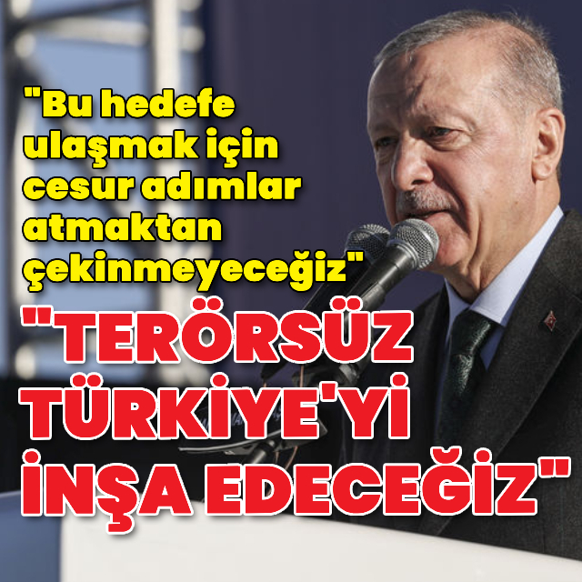 Cumhurbaşkanı Erdoğan'dan açıklamalar