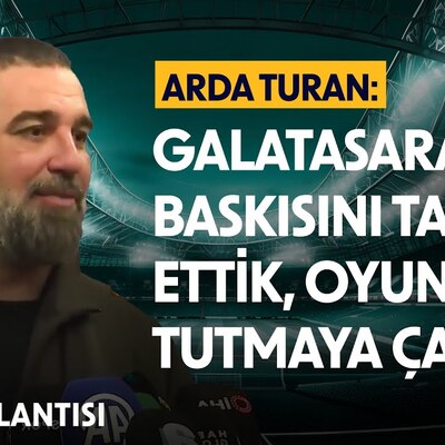 Arda Turan, Galatasaray maçı sonrası açıklamalarda bulundu - Basın Toplantısı