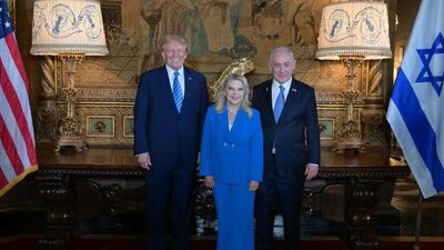 Netanyahu'nun eşi Trump ile Gazze'yi görüştü