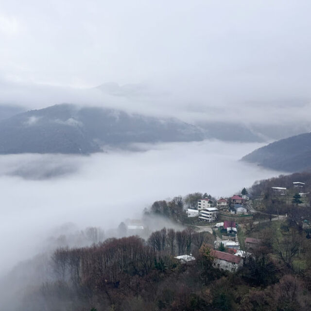 Çalıkuşu'nun köyü sisle kaplandı