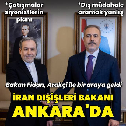 Bakan Fidan İran Dışişleri Bakanı ile bir araya geldi