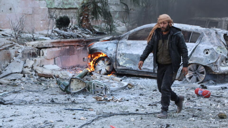 Suriye'den İdlib'e hava saldırısı