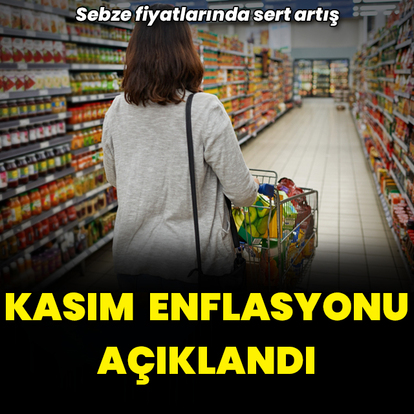 Kasım ayı enflasyonu belli oldu