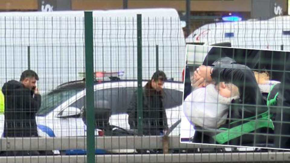 Polislere bıçak çekti! Vurularak durduruldu!