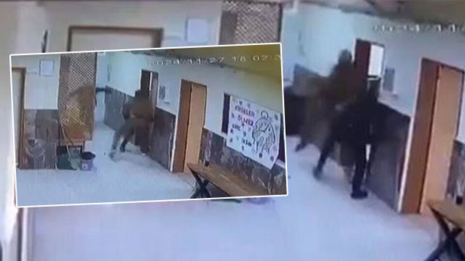 Kadın öğretmenin ağabeyi okulu bastı! İki öğretmeni darp etti!