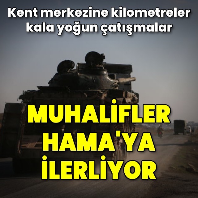 Hama'da silah sesleri