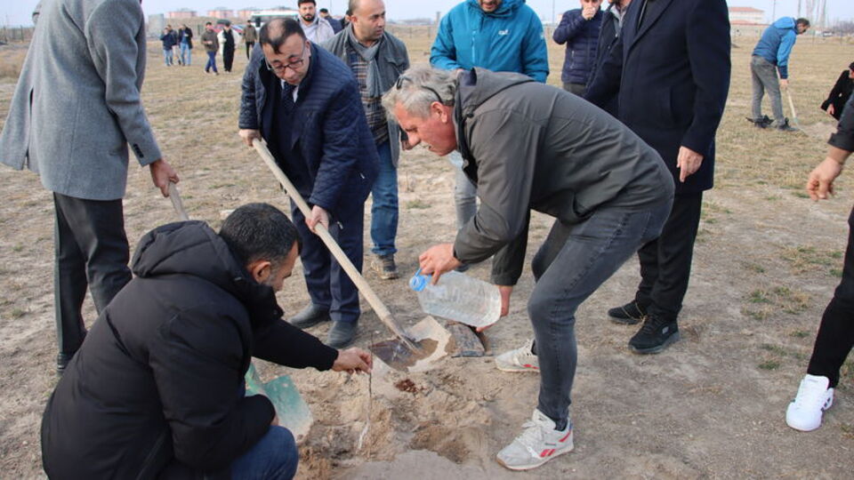 Iğdır'daki erozyon sahasında fıstık üretilecek