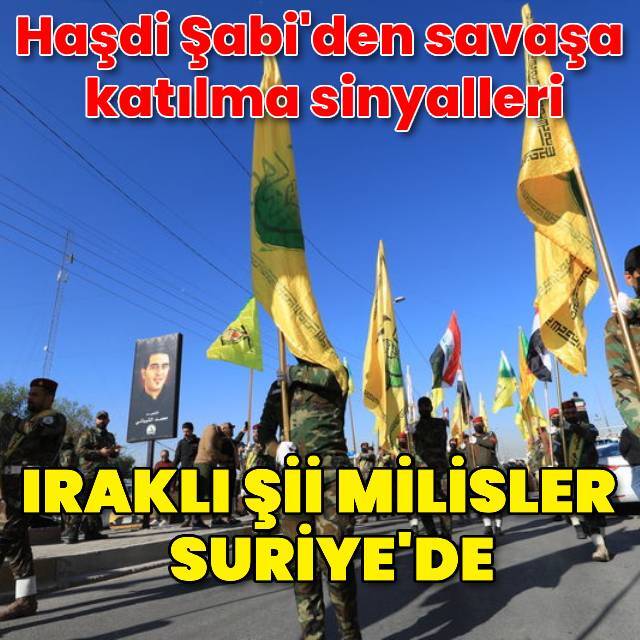 Haşdi Şabi Suriye'ye girebilir