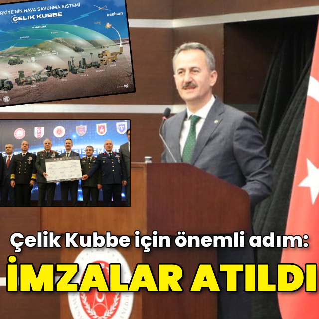Çelik Kubbe için önemli adım: İmzalar atıldı