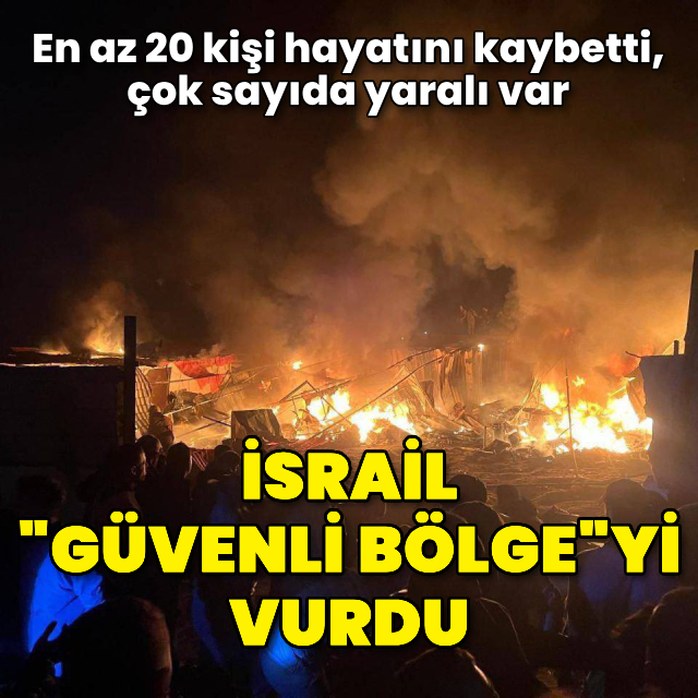 İsrail 'güvenli bölge'yi vurdu