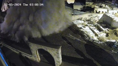 Peribacası yıkıldı! O anlar kamerada