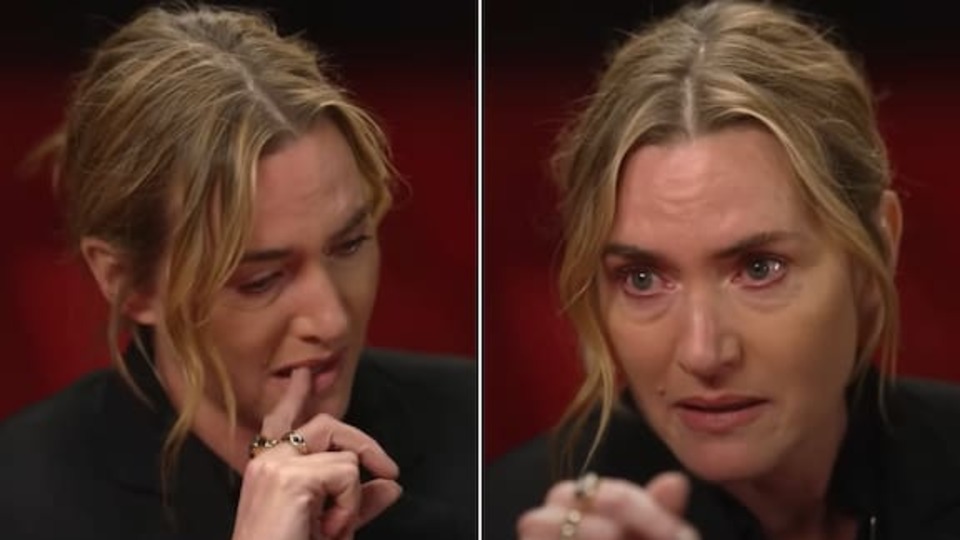 Gözyaşlarını tutamadı