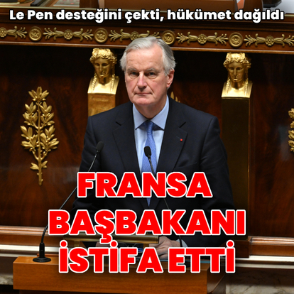 Fransa Başbakanı Barnier istifa etti