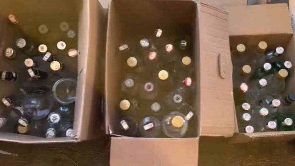 Kayseri'de 294 şişe kaçak alkol ele geçirildi