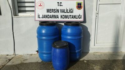 Mersin'de sahte içki operasyonu