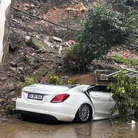 Yer: Bodrum! Sağanak yol açtı