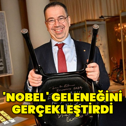 Daron Acemoğlu 'Nobel' geleneğini gerçekleştirdi!