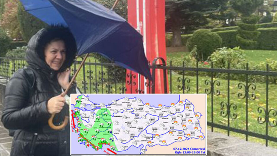 Meteoroloji saat vererek uyardı! 5 bölgede sağanak!