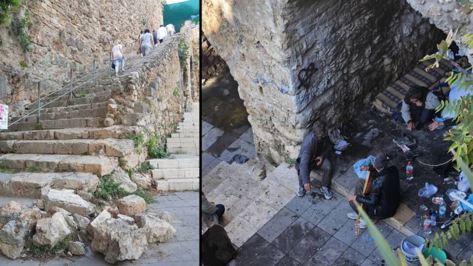 Tarihi "Kırk Merdiven" bağımlı mekânı oldu