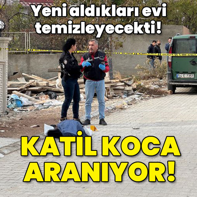 Eşini yeni aldıkları evin önünde öldürdü!