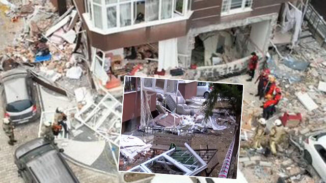 İstanbul'da 14 katlı binada patlama!