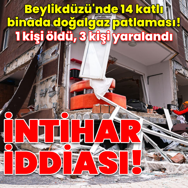 İstanbul'da 14 katlı binada patlama!