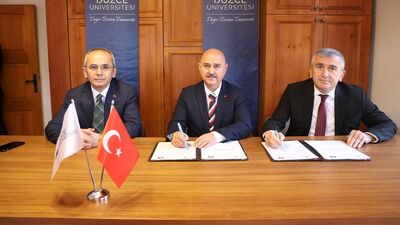 Düzce'de üniversite ile fındık iş birliği