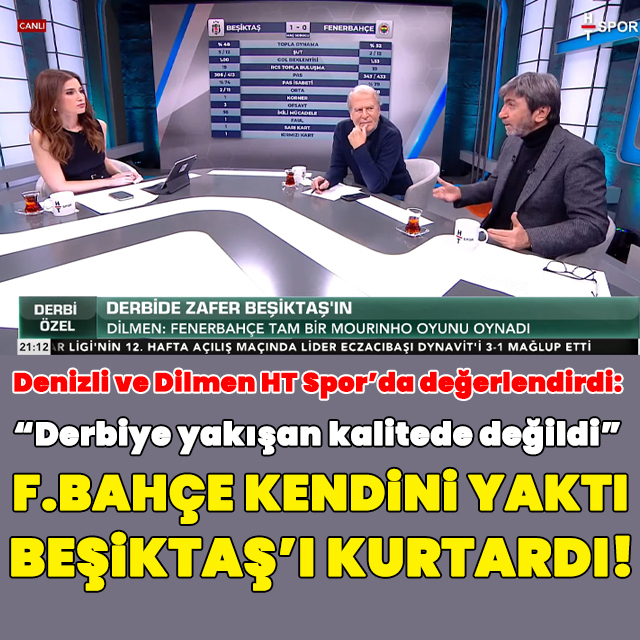 "F.Bahçe kendini yaktı Beşiktaş'ı kurtardı"