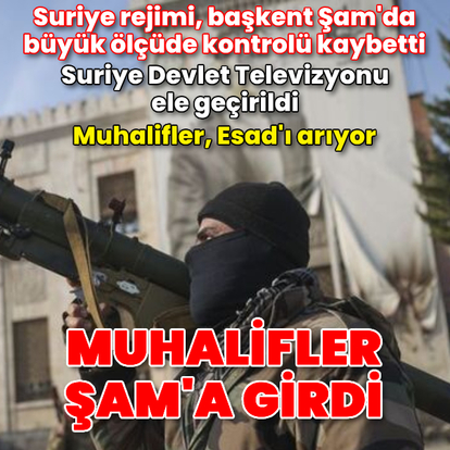 Muhalifler Şam'a girdi