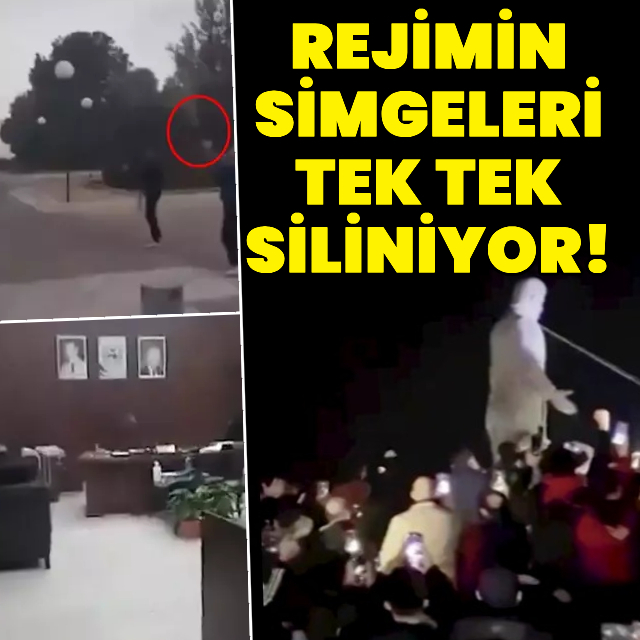 Esad rejiminin simgeleri siliniyor!