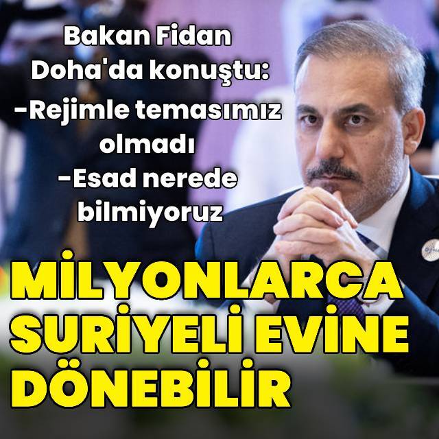 "Milyonlarca Suriyeli artık ülkelerine dönebilir"