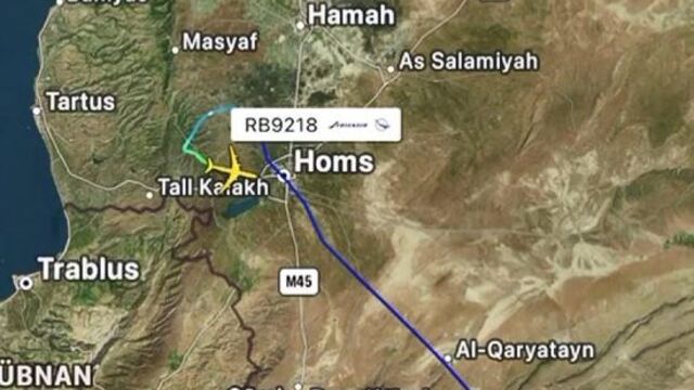 Şam'dan havalanan uçaktan sinyal alınamıyor