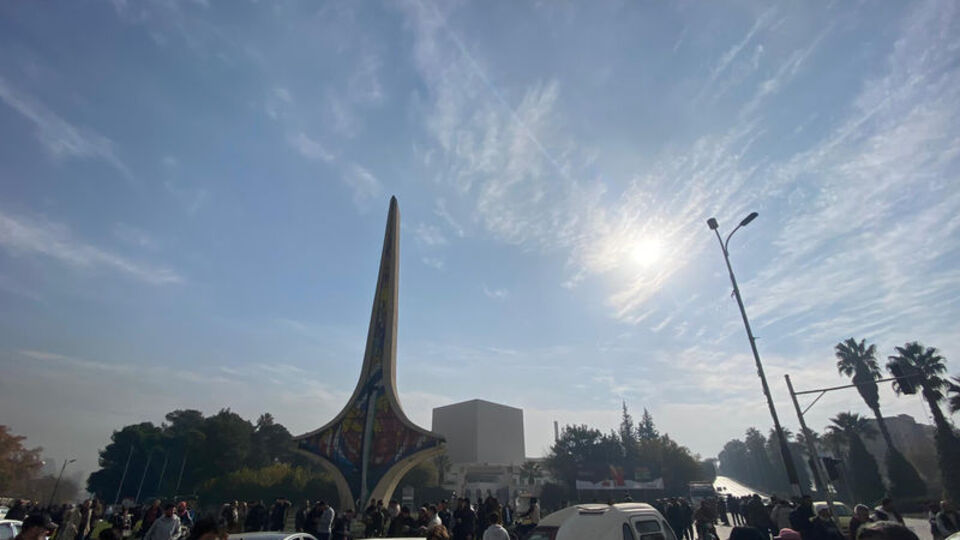 Habertürk ekibi Şam girişinde