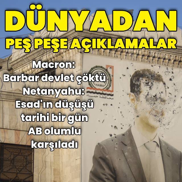 Dünyadan peş peşe Suriye açıklamaları