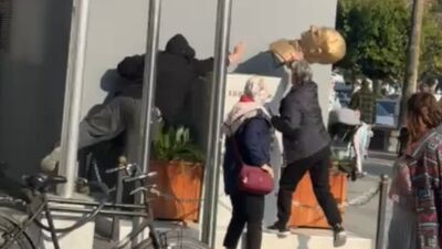 Atatürk büstüne çirkin saldırı!