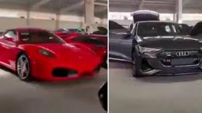 Esad'ın yıllardır sakladığı lüks garajı ortaya çıktı