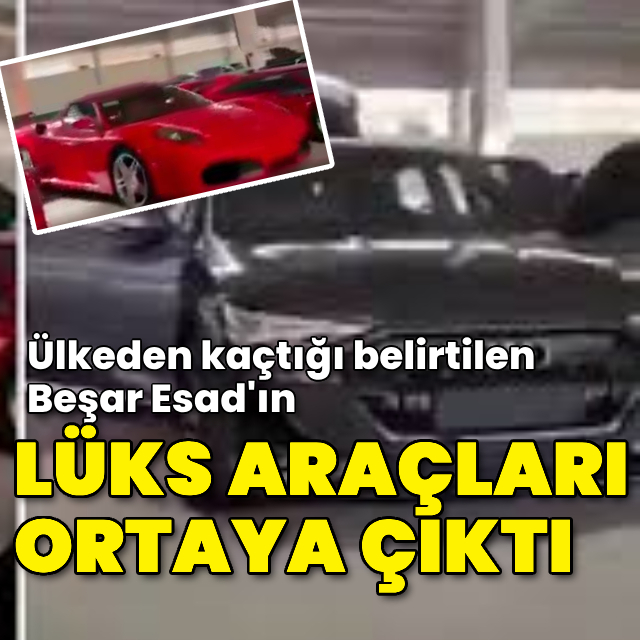 Esad'ın yıllardır sakladığı lüks garajı ortaya çıktı